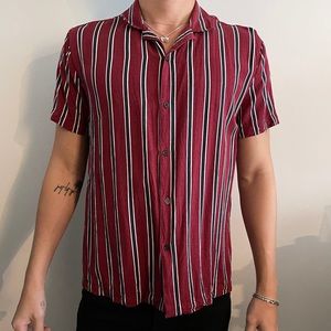 FOREVER21 striped button up